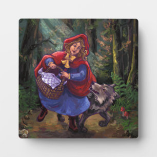Little Red Riding Hood Fotoplatte