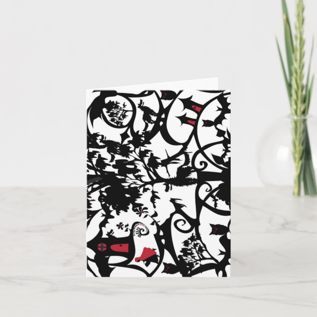 Little Red Riding Hood Karte (Vorderseite)