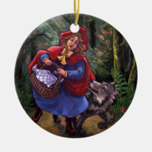 Little Red Riding Hood Keramikornament