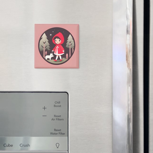 Little Red Riding Hood Magnet (In Situ (Kühlschrank))