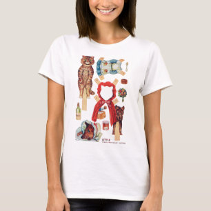 Little Red Riding Hood, Paper Doll, Louis Wain T-Shirt