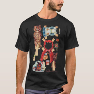 Little Red Riding Hood, Paper Doll, Louis Wain T-Shirt