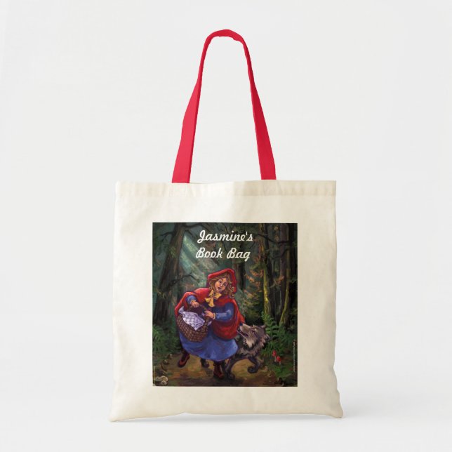 Little Red Riding Hood Personal Book Bag Tragetasche (Vorne)