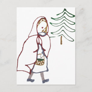 Little Red Riding Hood Postkarte