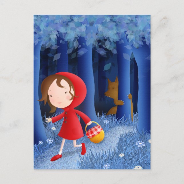 Little Red Riding Hood - Postkarte (Vorderseite)