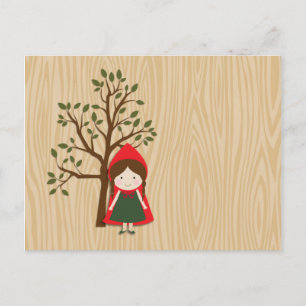 Little Red Riding Hood Postkarte