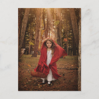 Little Red Riding Hood Postkarte