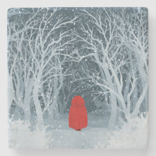 Little Red Riding Hood Steinuntersetzer