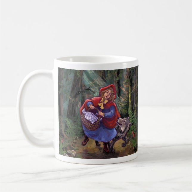 Little Red Riding Hood Tasse (Links)