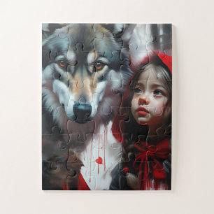 Little Red Riding Hood und Wolf Puzzle
