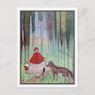 Little Red Riding Hood von Harry Clarke Postkarte