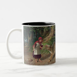 Little Red Riding Hood Zweifarbige Tasse