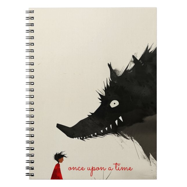 Little Red Riding Hoos & The Evil Wolf Notizblock (Vorderseite)