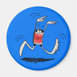 Little Red Running Can Magnet