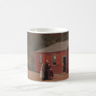 Little Red School Cabbin von Winslow Homer Kaffeetasse