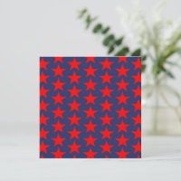 Little Red Stars Pattern