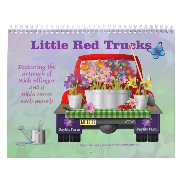 Little Red Truck Wall Calendar Kalender (Titelbild)