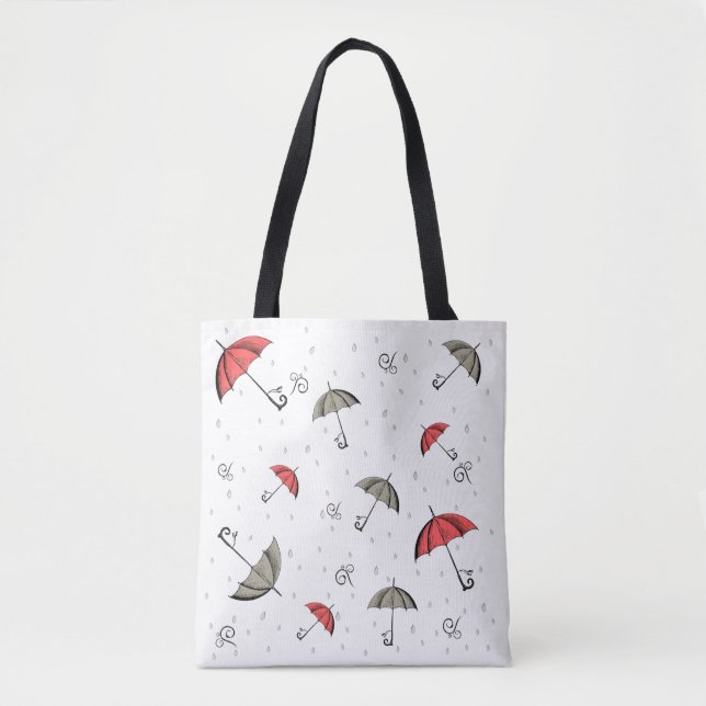 Little Red Umbrella Tote Bag (Vorderseite)