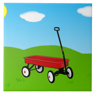 Little Red Wagon  Fliese