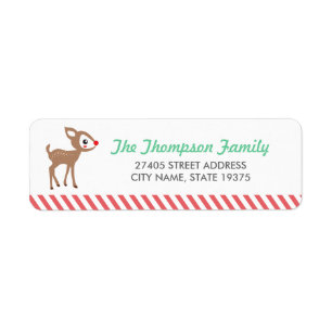 Little Reindeer by Origami Prints Address Labels