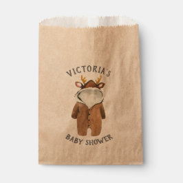 Little Reindeer Christmas Winter Baby Shower Geschenktütchen