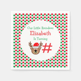 Little Reindeer Kindergeburtstag Serviette