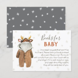 Little Rentier Weihnachtsbücher für Baby Einladung