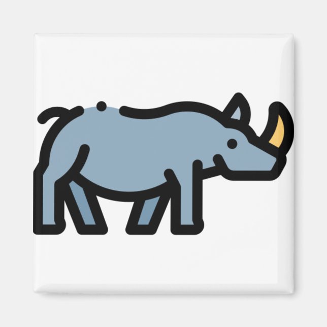 Little Rhino Magnet (Vorne)