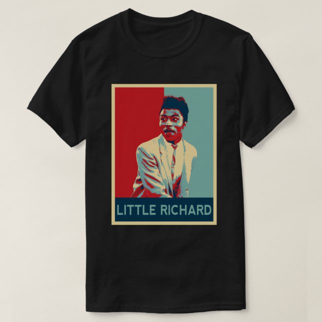Little Richard Retro Hope Style Geschenk für Fans T-Shirt (Design vorne)