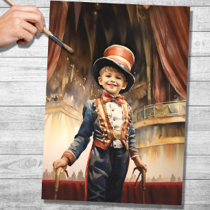 Little Ringmaster 3 Decoupage Paper Seidenpapier