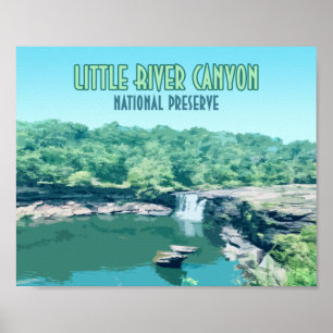 Little River Canyon National Preserve Alabama Poster