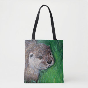 Little River Otter Painting
