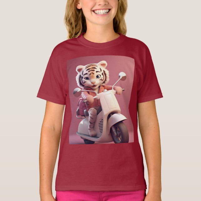 Little Roar, Big Dreams tiger T-Shirt (Vorderseite)