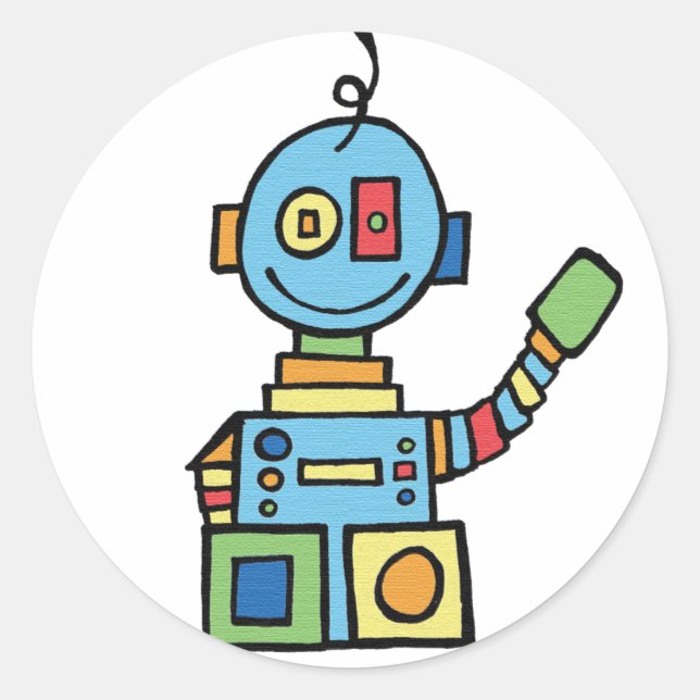 Little Robot Stickers (Vorderseite)