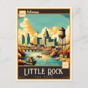 Little Rock, Arkansas Antik Postkarte