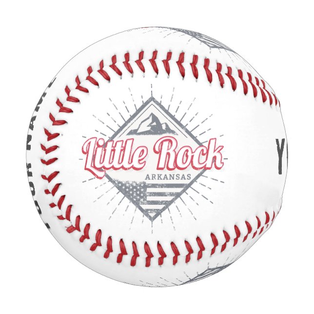 Little Rock Arkansas City United Staaten USA Desig Baseball (Vorderseite Links)