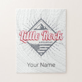 Little Rock Arkansas City United Staaten USA Desig Puzzle