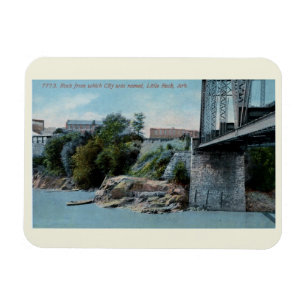 Little Rock Arkansas, Historisch, Vintage Magnet