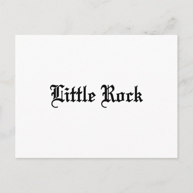 Little Rock, Arkansas Postkarte (Vorderseite)