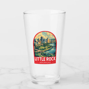 Little Rock Arkansas Reise Kunst Emblem Glas