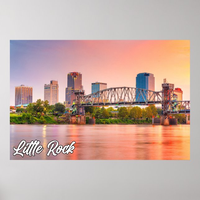 Little Rock, Arkansas, Vereinigte Staaten Poster (Vorne)