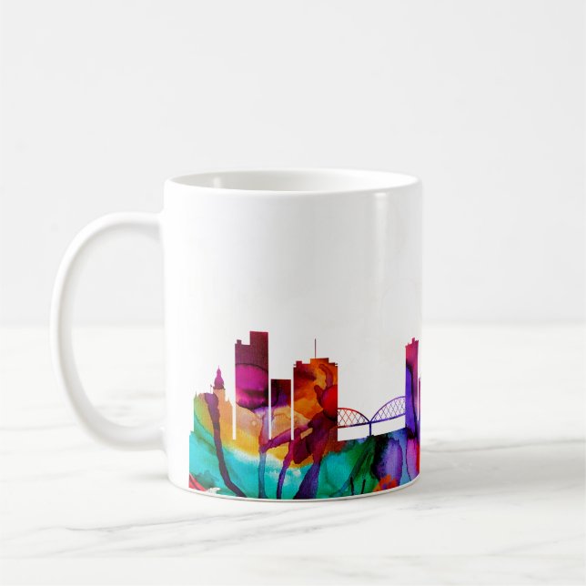 Little Rock Skyline Kaffeetasse (Links)