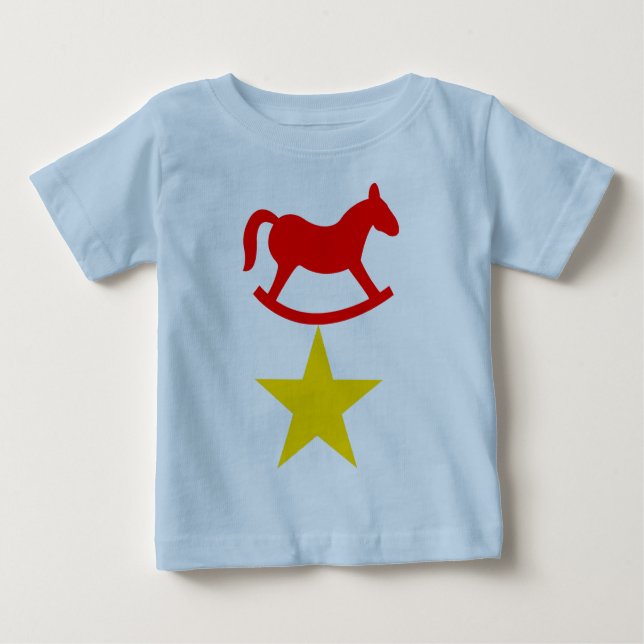 Little- Rockstern-Säuglings-T - Shirt (Vorderseite)