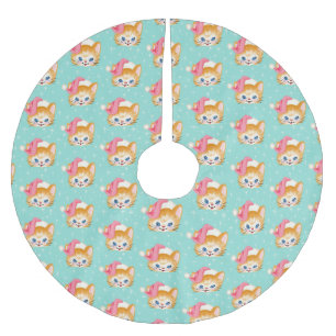 Little Roo Polyester Weihnachtsbaumdecke