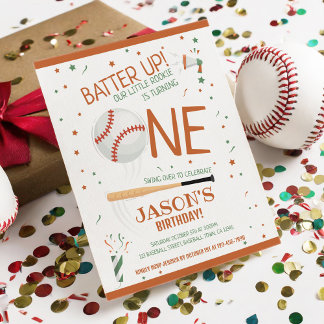 Little Rookie Baseball Brown Budget 1. Geburtstag