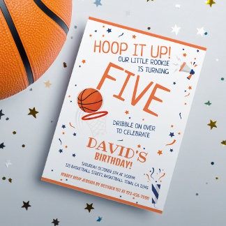 Little Rookie Hoop It Up Basketball Geburtstag Einladung