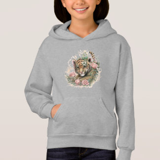 Little Rosy Tiger Girls Sweatshirt