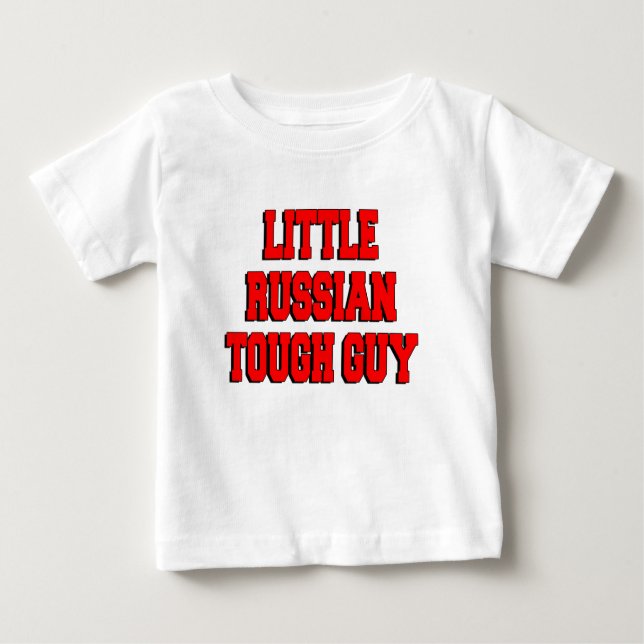 Little Russian Tough Typ Baby T-shirt (Vorderseite)