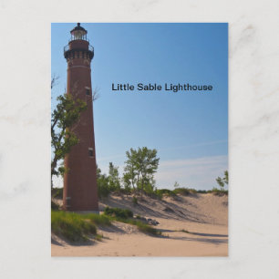 Little Sable Lighthouse Postkarte