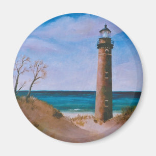 Little Sable Point Light Magnet